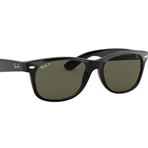 Ray-Ban 52mm Black Wayfarer Polarized Sunglasses